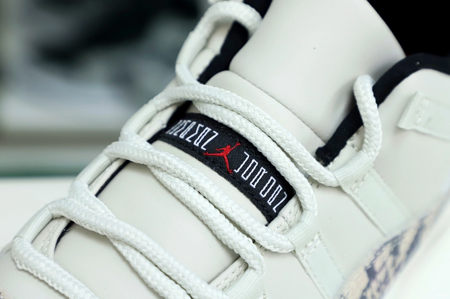 SNAKESKIN AIR JORDAN 11 LIGHT BONE LOW 0717